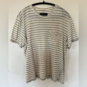 Rag & Bone Striped Knit Men’s T-Shirt